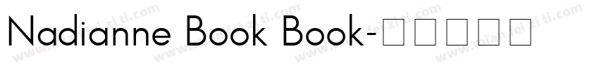 Nadianne Book Book字体转换